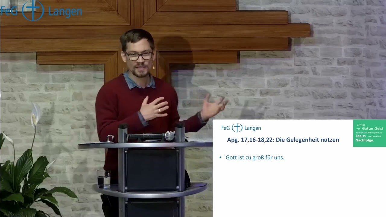 Predigt der FeG-Langen vom 08.03.2026