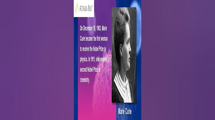 Breaking Barriers: Marie Curie's Trailblazing Nobel Prize Triumph in 1903