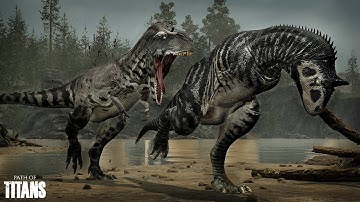 Solo Dasp official hunting compilation and Build (part2) - Path of titans