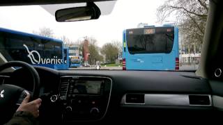 Driving in Zwolle, Netherlands