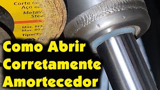 Como Abrir amortecedor para recondicionar