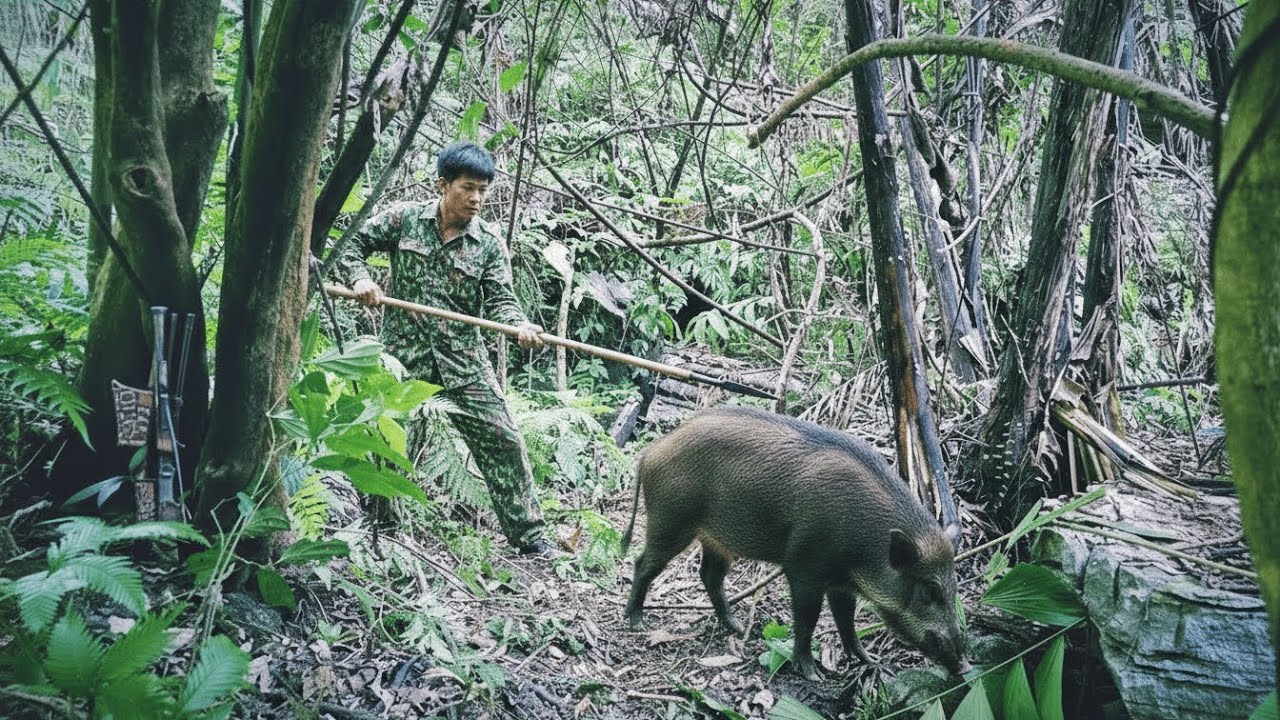 45 Days of Survival in the Wild | Searching for Food, Setting Traps and Facing Wild Animals