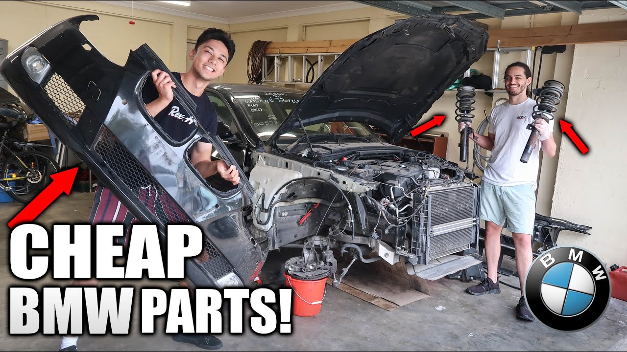 Who said BMW Parts are expensive?🤑 - NEW BUMPER + SUSPENSION! Part. 4 ...