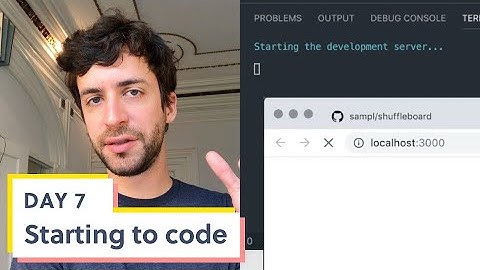 Day 7: Starting to code - Building a startup product from scratch