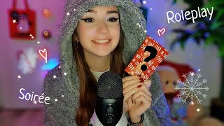 ASMR Roleplay Soirée de Noël + je t'offre un cadeau