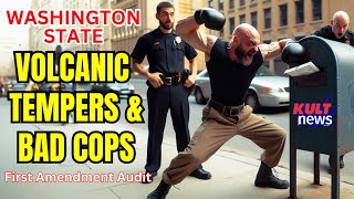 VOLCANIC TEMPER IN WASHINGTON STATE - First Amendment Audit