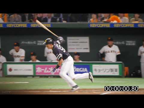 福岡ソフトバンクホークス 川﨑宗則 一塁到達タイム（2017.6.13）