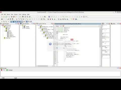 CodeVisionAVR Software to program ATmega32 and SinaProg to Program  chip