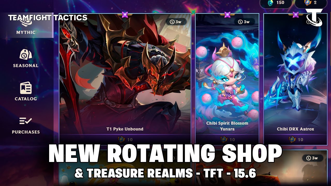 NEXT ROTATING SHOP & TREASURE REALMS | TFT 15.6 - YouTube