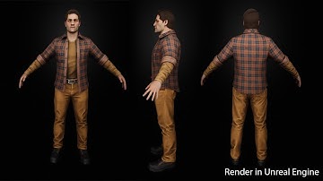 Male 4 Epic Skeleton Test UE4