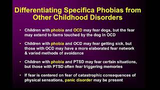 Wednesday Webinar: When and How to Treat Specific Phobias