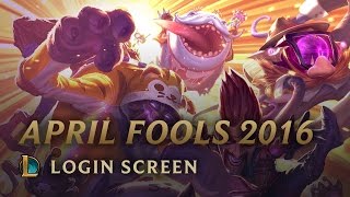 April Fools 2016 - Login Screen