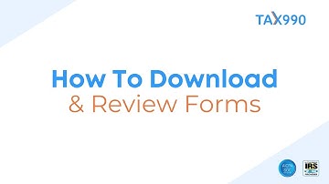 How To Download & Review PDFs with Tax990.com