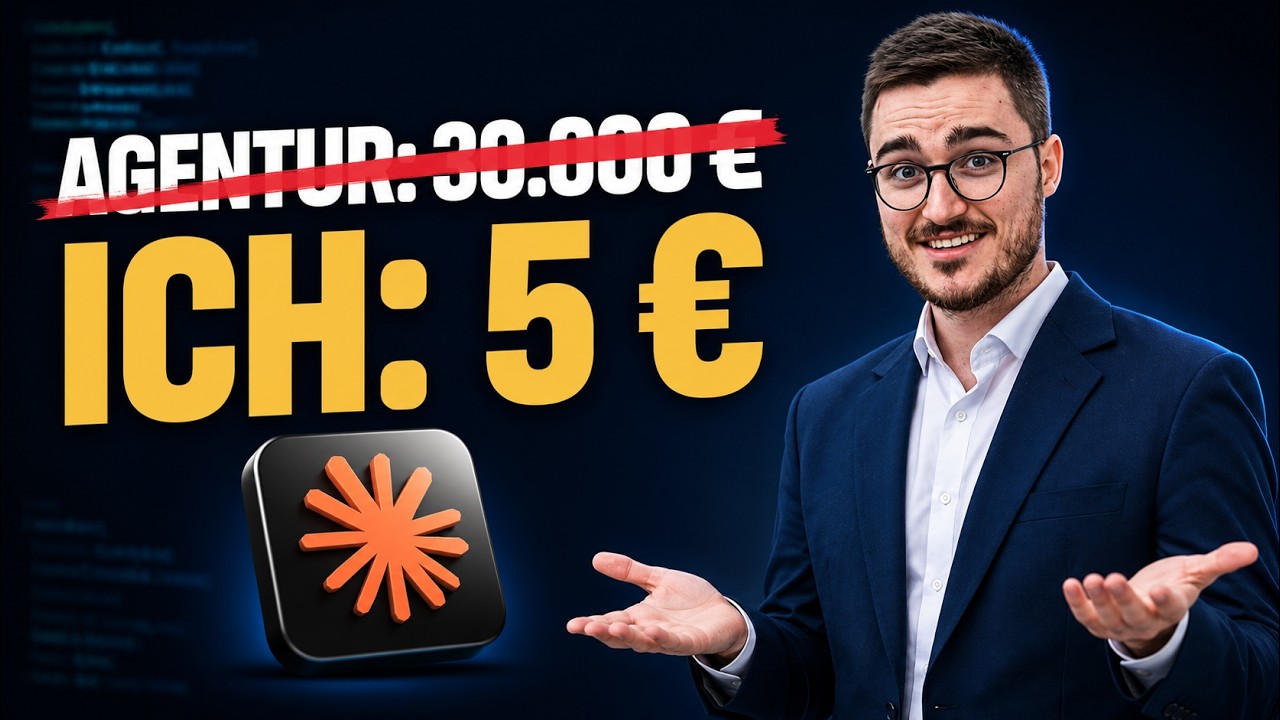 Video-Thumbnail: Eigene App erstellen mit KI – komplettes Projekt mit Claude Code