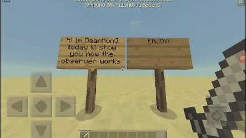 Minecraft Pocket Edition 0.15.0 tutorial | Observer Block [new update detector]