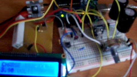 Arduino based SuperCapacitor charger with LCD