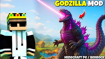 Godzilla In Minecraft Pe \\ Godzilla Mod For Minecraft Pe 1.21+ \\ Mcpe Gamer 