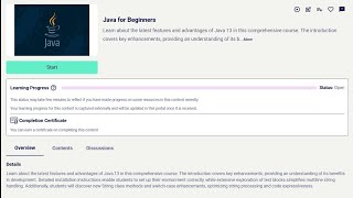 Java for Beginners #infosysspringboard #infosys # Infosys spring bored answer