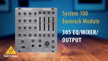 Behringer System 100 – 305 EQ Mixer Output Eurorack Module