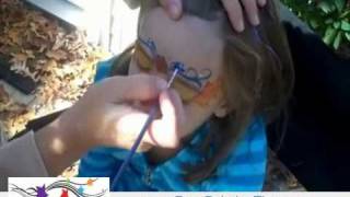 Autumn Leaves Eye Mask Face Painting Tutorial