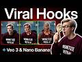 Create Viral AI Video Hooks with Nano Banana &amp; Veo3 Full Tutorial