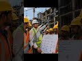 📐 Civil Engineer aur workers ke sath planning mode on 🏗️#ConstructionWork #SiteLife #LabourWork