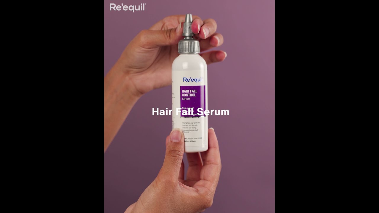 Reequil Hair fall control serumDemoHonest review Scalp serum to stop  Hair fall Manisha Pranay  YouTube