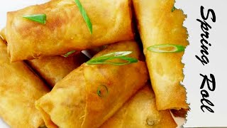 Spring Roll Recipe | Rolls Bursting with  Flavours #springroll #vegetablerolls #pancake #food #fyp