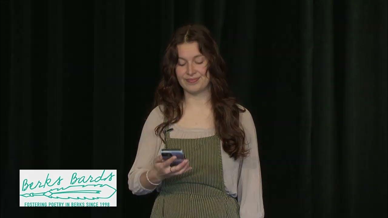 Poet Maddie Snader Berks Bards BardFest 2024 YouTube