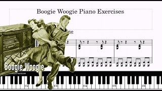 Boogie Woogie Piano Exercises Misc Traditional Tutorial Piano, Sheets Score