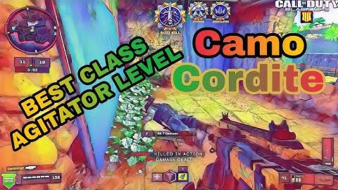 CORDITE BEST CLASS CAMO SETUP AGITATOR LEVEL BLACK OPS 4 BEST CORDITE CLASS SETUP BO4 #3
