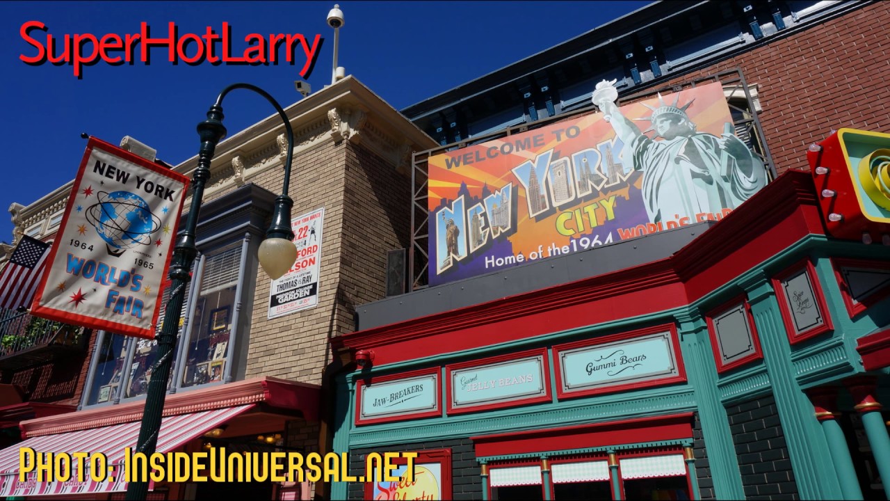 Universal Studios Hollywood New York Street Facade YouTube