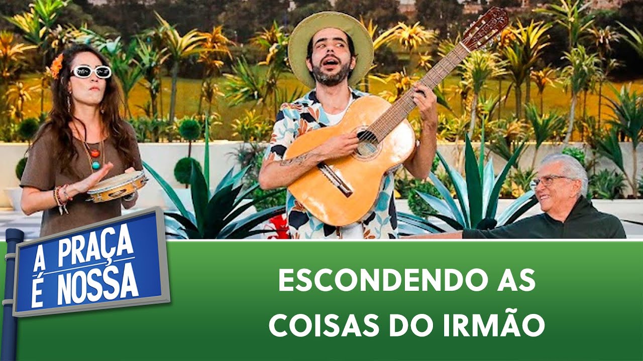 Escondendo as coisas do irmão | A Praça É Nossa (16/11/23)