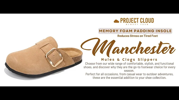 Project Cloud Genuine Leather Clogs for Women Shoes Memory Foam Insole Womens Clogs   Non Slip....