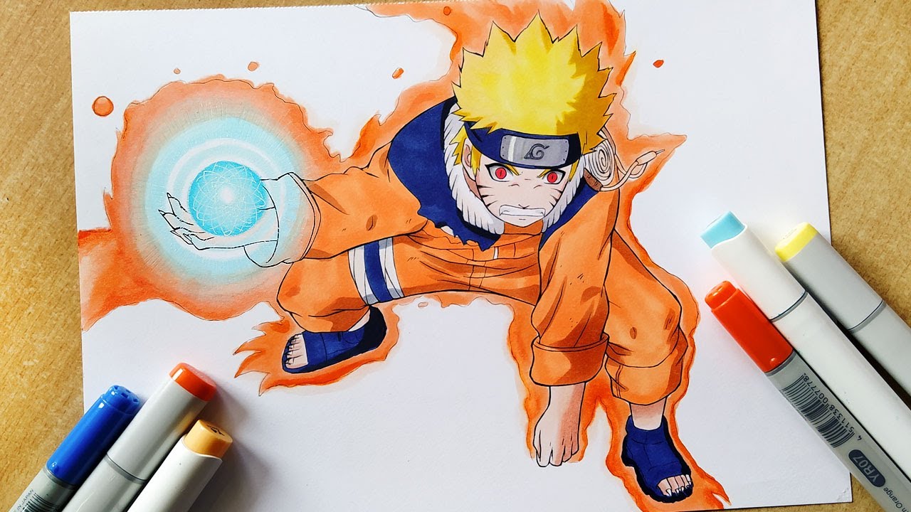 How To Draw Naruto Uzumaki - Easy Step By Step Tutorial 