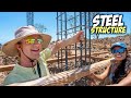 CONSTRUCTION START BUILDING HILLTOP HOUSE - Structural Foundation (filmed the eagles!)