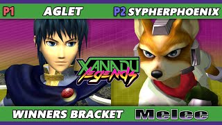 Xanadu Legends - Aglet (Marth) Vs. SypherPhoenix (Fox) Smash Melee - SSBM