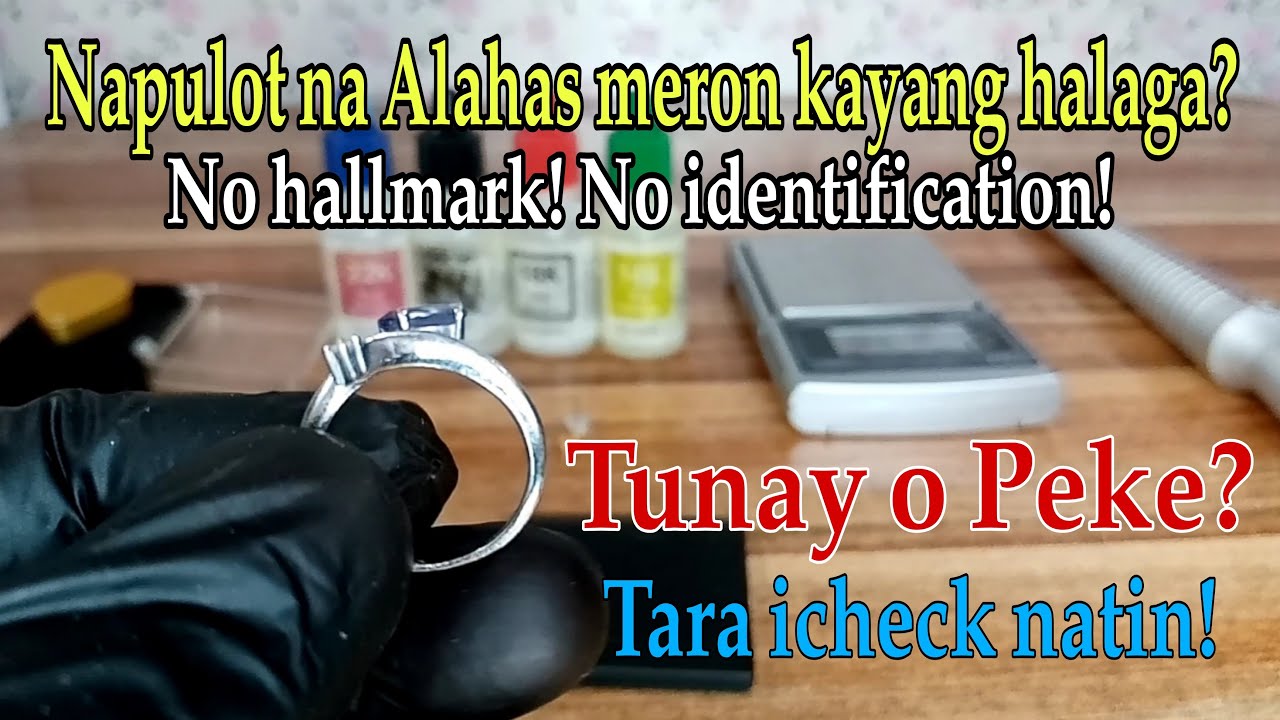 Acid test || Paano icheck kung tunay o peke ang gintong alahas kahit walang hallmark stamp