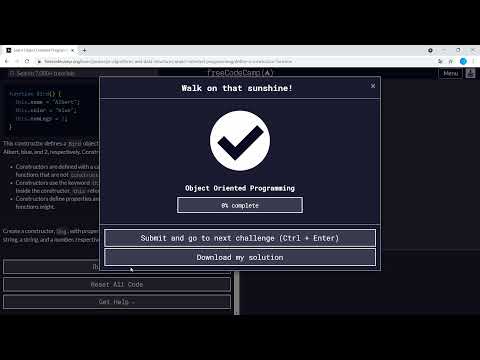 Object oriented programming (5/26) | Define a Constructor Function | freeCodeCamp