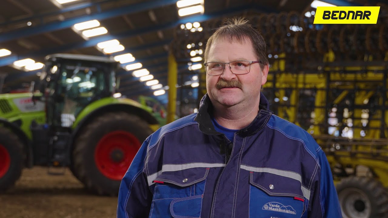 Et redskab som lever op til maskinstationens krav | BEDNAR såbedsharve til Varde Maskinstation
