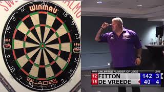 WDF Darts - Ryan de Vreede requires 40