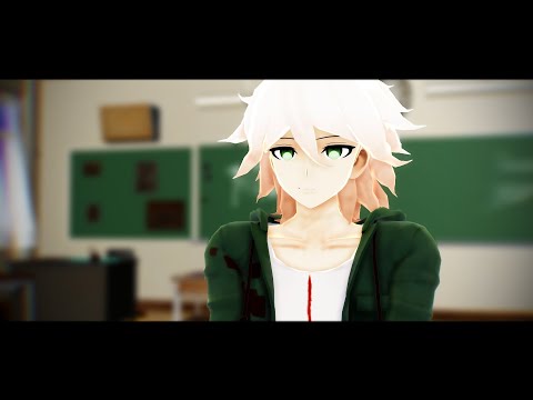 I love the part dubstep /MMD x Danganronpa/ Nagito Komaeda