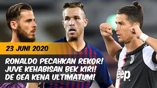 Ronaldo PECAHKAN REKOR! - Juventus KEHABISAN Bek Kiri - De Gea Kena ULTIMATUM! - Berita Bola Terbaru