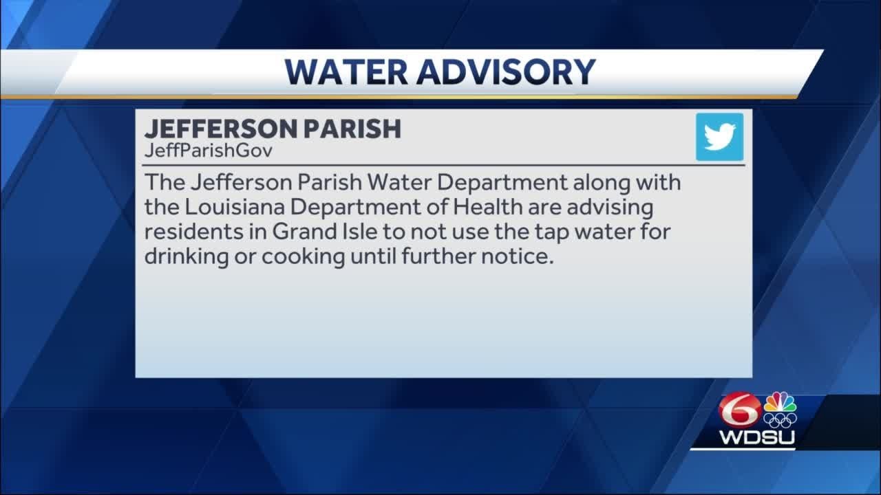 Grand Isle water system heavily damaged by Ida, water not consumable