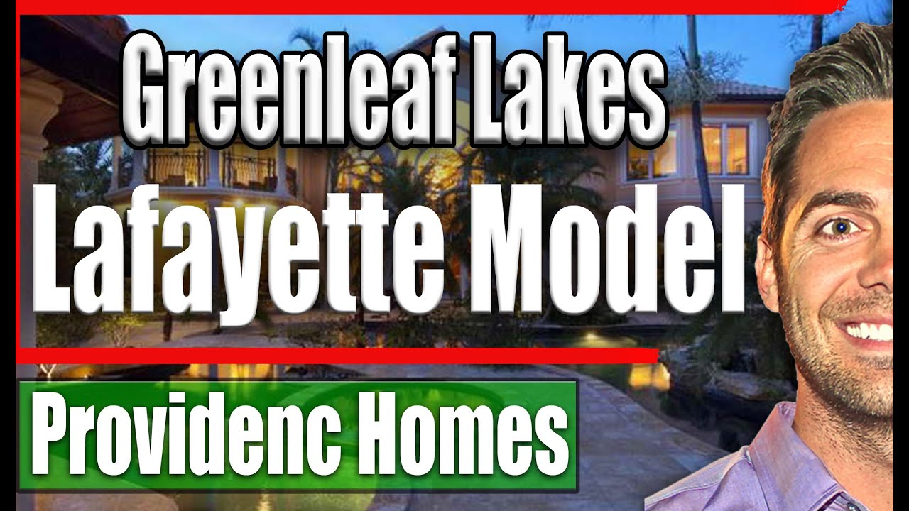 Greenleaf Lakes at Nocatee Lafayette Model Providence Homes YouTube