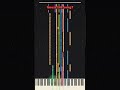 Falling piano notes #Shorts