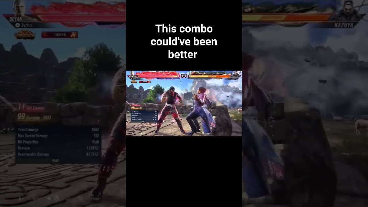 Tekken 8 / Bryan 132dmg combo /*reuploaded* 