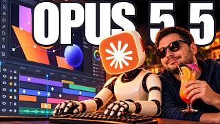 Claude Opus 5.5 Motion Design, Animation, Montage Vidéo, Un Prompt Et Il Se Débrouille