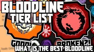 (NEWEST) The BEST Bloodline Tier List In Shindo Life | The BEST Bloodline Tier List In Shindo