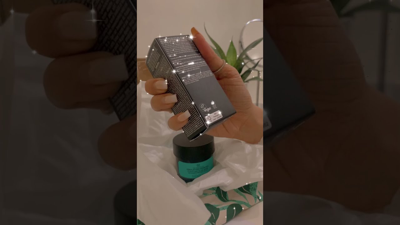 The Body Shop Himalayan Charcoal Purifying Mask and Night Peel | UNBOXING